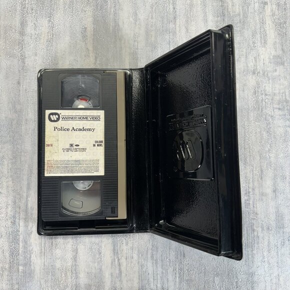 Police Academy VHS Warner Home Video - Black Clamshell Vintage Rare - Picture 9 of 13